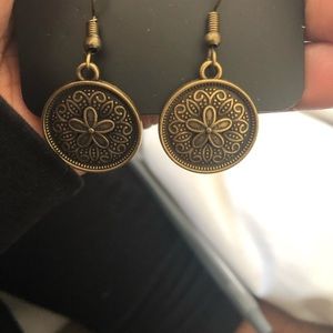 Brass earrings